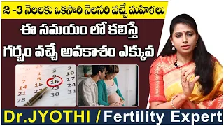 Best Time to Get Pregnant For Irregular Periods Telugu || Best Fertility Center || Dr Jyothi Ferty9