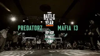 Predatorz vs Mafia 13 | 3vs3 Top 8 | Hip Hop Pfingstcamp X Snipes BOTY CE 2019