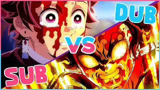 Tanjiro Kamado | NORMIES DECIDE: Sub vs Dub | Demon Slayer