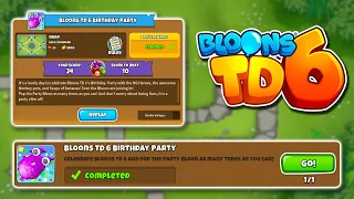 ✨ How To Complete "Bloons TD6 Birthday Party" Quest 🐵🎈