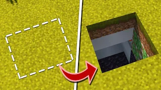 Tutorial Pintu Ruang Rahasia Bawah Tanah Mudah dan Anti Maling - Tutorial Minecraft