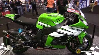 2015 Kawasaki Ninja ZX-10R World Superbike Racing Bike - Walkaround - 2015 AIMExpo Orlando