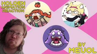 Three hilarious and amazing HOLOEN animations by meuol | REACTION