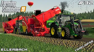 Harvesting & selling onions-100.000$ | Animals on Ellerbach | Farming Simulator 19 | Episode 32