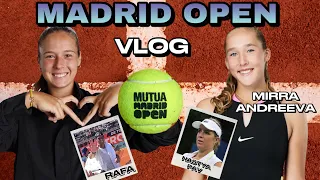 MADRID MASTERS. FRIENDSHIP IN TENNIS. MIRRA ANDREEVA INTERVIEW