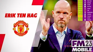 Erik Ten Hag Manchester United FM 2023 Mobile