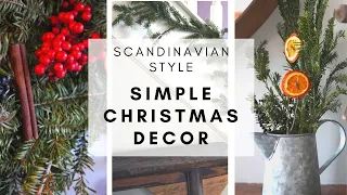 8 SIMPLE DIY CHRISTMAS DECOR IDEAS for a (Cozy) HYGGE Home | SCANDINAVIAN STYLE