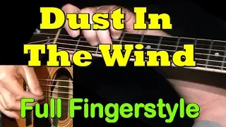 "DUST IN THE WIND" (Kansas) | Full Fingerstyle Guitar Cover + TAB | GuitarNick.com