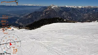 [4K] Skiing Krvavec, Dvosedežnica Zvoh & Njivice, Pistes 10 to 15 & 19, Slovenia, GoPro HERO10