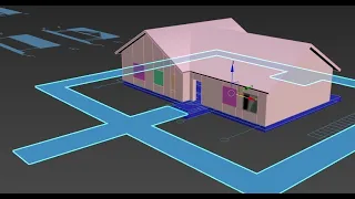 Моделирование простого дома в 3ds max