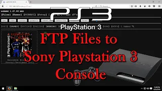 FTP Files to Sony Playstation 3 Console