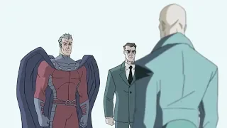 Xavier shows Magneto and Kelly the future (Wolverine and the X-Men)