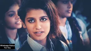 Priya prakash varrier  new whatsapp status video | Oru Adaar love video | instrumental video |