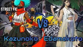 [SF6] Kazunoko(Kimberly) vs Edamakoto(Chun-Li) High Level [Street Fighter 6]