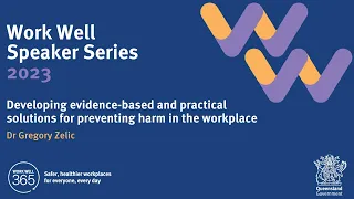 Developing evidence-based and practical solutions for preventing harm with Dr Gregory Zelic