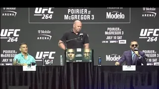 conor mcgregor vs dustin poirier 3 trash talk