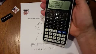 Kvadratna nejednadžba na kalkulator casio fx-991ex - kvadratna nejednadžba za maturu na kalkulator