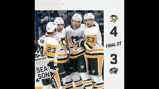 Pittsburgh Penguins Goals vs Columbus (10-9-21)