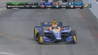 IndyCar Series 2018. Grand Prix of Long Beach. Last laps