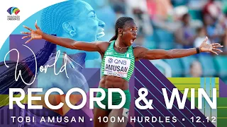 WORLD RECORD 12.12 🇳🇬  - Amusan wins 100m hurdles | World Athletics Championships Oregon 22