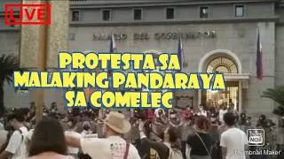 (prt4)Live update COMELEC  Protesta sa malawakan pandaraya
