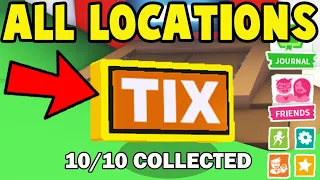 All 10 TIX LOCATIONS in Adopt Me! (Roblox Classic Event)