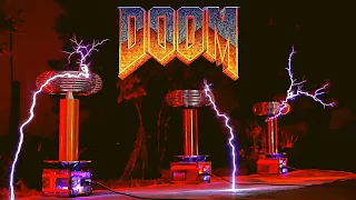 DOOM meets TESLA COILS