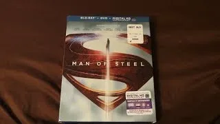 Man of Steel Blu-Ray/DVD Combo Review/Unboxing (HD)