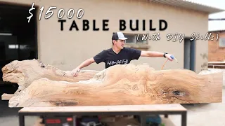 Luxurious $15,000 DIY Epoxy Table (Start To Finish)