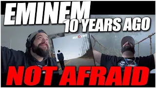 THIS HAPPENED 10 YEARS AGO... LEGENDARY! Eminem - Not Afraid Music Reaction *Recovery Album