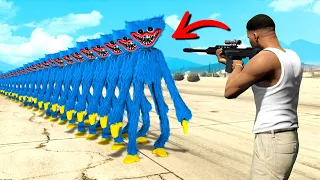 1 KUGEL vs 1,000 HUGGY WUGGYS in GTA 5!!