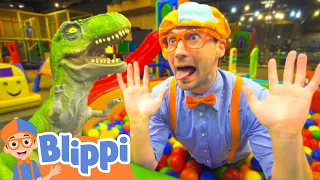 Blippi Visits an Indoor Playground (Kinderland) | Blippi Full Episodes | Educational Videos for Kids