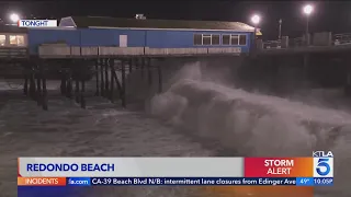 Southern California beaches close amid dangerous high surf from winter storm