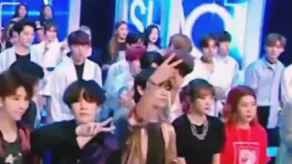 180609 Jimin x Taemin x Sungwoon interaction at Show Music Core