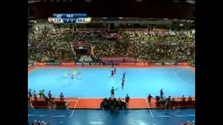 BRASIL 3 X 2 ESPANHA final futsal 18.11.2012