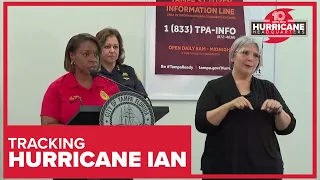 City of Tampa provides update ahead of Hurricane Ian
