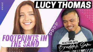 FOOTPRINTS IN THE SAND with LUCY THOMAS | Bruddah🤙🏼Sam's REACTION VIDEOS