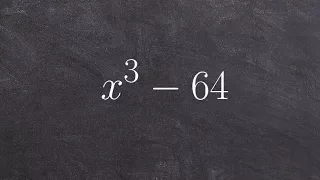 How to factor a polynomial using the difference of two cubes