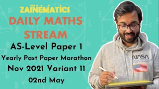 P1 A LEVELS OCT/NOV 2021 VARIANT 11 9709/11/O/N/21