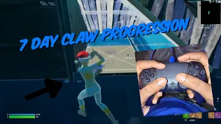 1 Week Progression Non Claw to Claw(120FPS+PS5 Fortnite) Chapter 5 Season 1