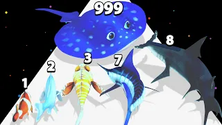 FISH RUSH 3D - Level Up Fish.io Games (Max Level)