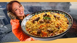 Incredible Central Asian Street Food! The Most Delicious Uzbek Pilaf, Meat and National Flatbreads