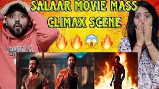 Salaar Movie Mass Climax Scene Reaction | Prabhas | Prithviraj | Prashanth Neel | RAVI Basrur |