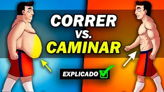 🔥 𝗘𝗫𝗣𝗟𝗜𝗖𝗔𝗗𝗢: Qué QUEMA más CALORÍAS y ayuda a Adelgazar, ¿CORRER o CAMINAR para Bajar de Peso?