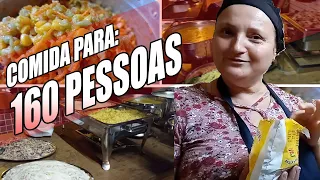 COMIDA PARA 160 PESSOAS - RECEITAS DA ROSA