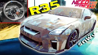 เอาR35 GT-Rพังๆ มาแต่งเป็นรถตำรวจซิ่ง สุดแรง! |NFS HEAT