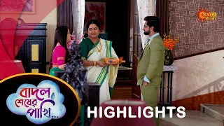 Badal Sesher Pakhi  - Highlights | 22 Apr 2024| Full Ep FREE on SUN NXT | Sun Bangla Serial