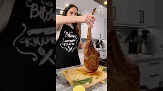 Cooking a MASSIVE Tomahawk Steak #SHORTS