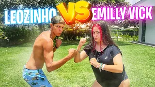 BATALHA ENTRE LEOZIN E EMILLY VICK *muitos desafios