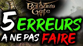 🟠Ne faites pas ces erreurs sur BALDUR'S GATE 3 😱